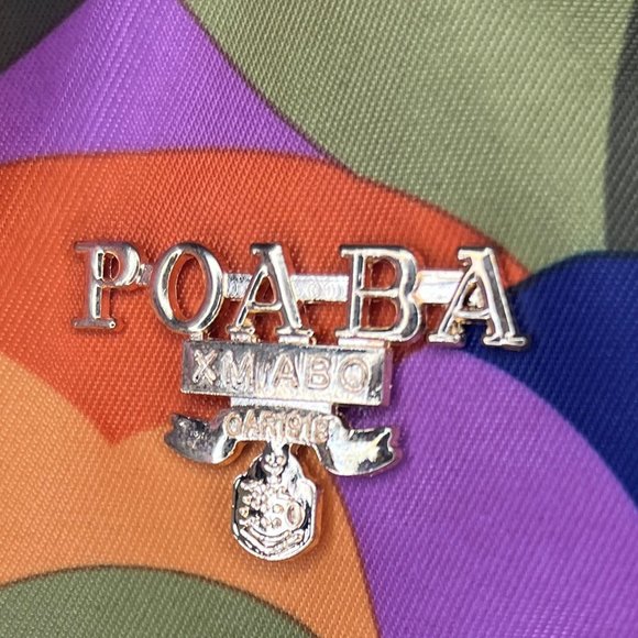 Poaba Multi Color Backpack Anti Theft Water Resistant MTV patch - Picture 2 of 12